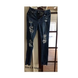AE ripped skinny jeans